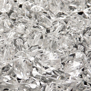 25pcs Czech Fire Polished Faceted Glass Beads Round 8mm Crystal