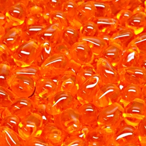 30pcs Czech Pressed Glass Teardrop Beads 6x9mm Hyacinth